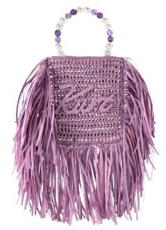 kurt geiger handbag mujer kurt mini tote fringe - 5568895999 530