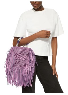kurt geiger handbag mujer kurt mini tote fringe - 5568895999 530