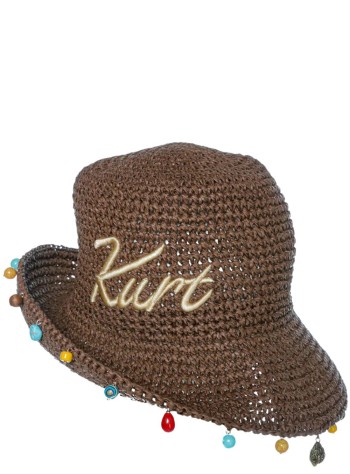 kurt geiger gorras mujer kurt raffia bucket hat - 5631230449 37