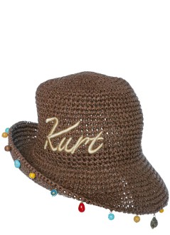 kurt geiger gorras mujer kurt raffia bucket hat - 5631230449 37