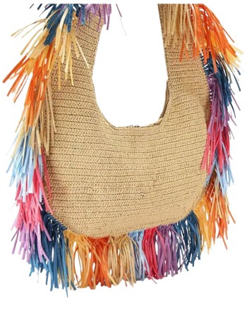 kurt geiger handbag mujer kurt lg hobo fringe - 5562249999 43 2