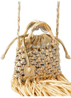 kurt geiger handbag mujer mini macrame crystal bag - 5032440999 40