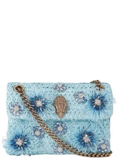 kurt geiger crossbody mujer raffia mini kensington - 5576883999 86