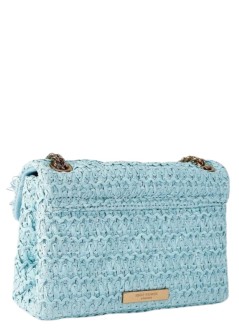 kurt geiger crossbody mujer raffia mini kensington - 5576883999 86