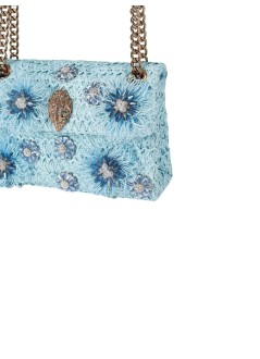 kurt geiger crossbody mujer raffia mini kensington - 5576883999 86