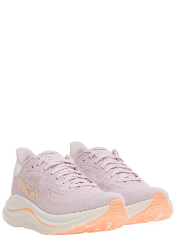 hoka one one sneaker womanclifton 10 - 1162031 lilac cream tangerine glow 2