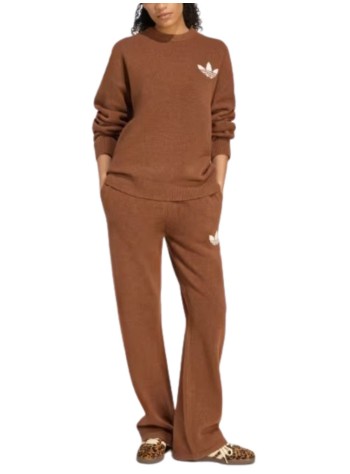 adidas originals sweater womanknitted sweater - kf2340 preloved brown 2