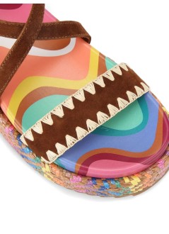 kurt geiger sandalia mujer chelsea flatform sandal - 4352269209 69