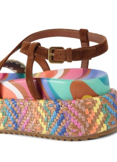 kurt geiger sandalia mujer chelsea flatform sandal - 4352269209 69