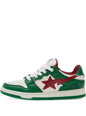 bape sneaker mannew bape sk8 sta #1 m2 - 001fwl301311m green 2