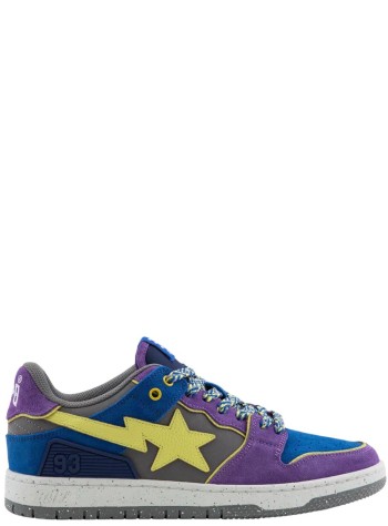 bape sneaker manbape sk8 sta #1 m2 - 1l80191312 purple