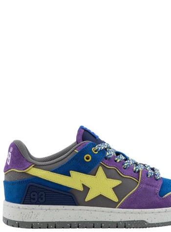 bape sneaker manbape sk8 sta #1 m2 - 1l80191312 purple 2