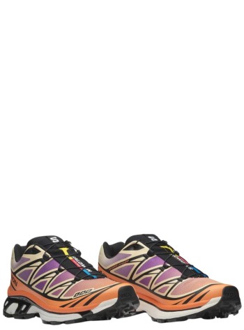 salomon sneaker womanxt-6 - l49154300 black almond cream dragon fire 2