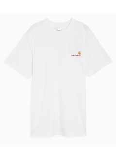 carhartt t-shirt mans/s american script t-shir - i029956 02xx
