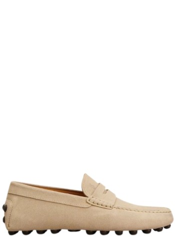 tods casual manmocassino gommino macro 52k - xxm52k00640uv6c606 naturale chiaro