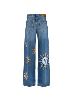 farm rio pantalon jeans mujer mistical denim pants - 348603 l0034