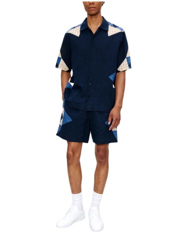 a.p.c. short pant manshort connor - cohoph10011 iai indigo 2