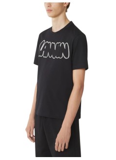 lanvin camiseta hombre embroidered logo t-shirt - rmts0012j313p26 10