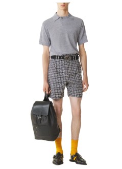 lanvin pantalon corto hombre printed shorts with patch pocket - rmtr01206282p26 b110