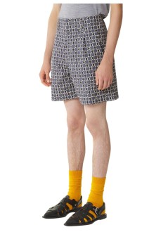 lanvin pantalon corto hombre printed shorts with patch pocket - rmtr01206282p26 b110