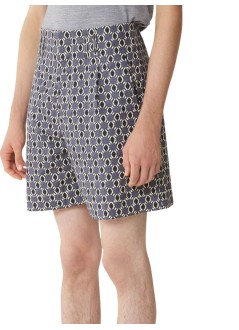 lanvin pantalon corto hombre printed shorts with patch pocket - rmtr01206282p26 b110
