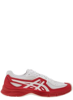comme des garçons shirt sneaker hombre mens sneakers x asics - fqk101s26 red white