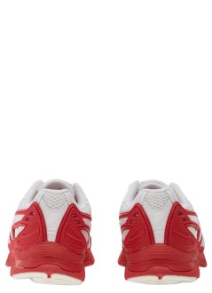 comme des garçons shirt sneaker hombre mens sneakers x asics - fqk101s26 red white