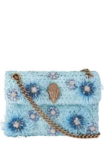 kurt geiger crossbody mujer raffia mini kensington - 5576883999 82