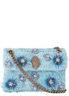 kurt geiger crossbody mujer raffia mini kensington - 5576883999 82