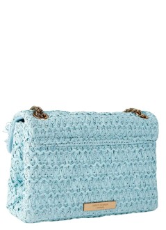 kurt geiger crossbody mujer raffia mini kensington - 5576883999 82