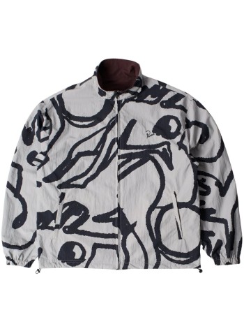by parra sudadera hombre freak scene reversible track top - 55215 grey