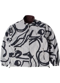 by parra sudadera hombre freak scene reversible track top - 55215 grey