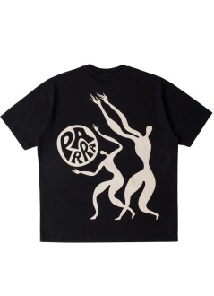 by parra camiseta hombre play ball t-shirt - 55272 black