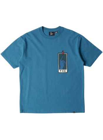 by parra camiseta hombre hands of time t-shirt - 55285 blue