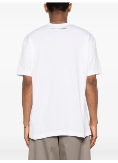 comme des garçons shirt camiseta hombre mens t-shirt knit - fqt040s26 white