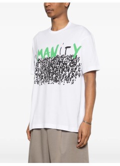 comme des garçons shirt camiseta hombre mens t-shirt knit - fqt040s26 white