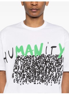 comme des garçons shirt camiseta hombre mens t-shirt knit - fqt040s26 white