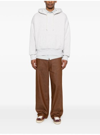 golden goose sudadera hombre star/ unisex relaxed hoodie/ double layer/ destroyed wash/  - gup02710p002411 60665 2