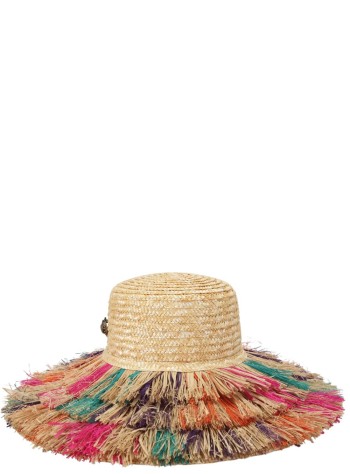 kurt geiger gorras mujer raffia wide brim hat - 5631069449 69 2