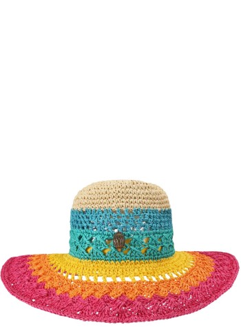 kurt geiger gorras mujer rainbow fedora - 5631769609 69