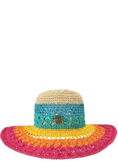 kurt geiger gorras mujer rainbow fedora - 5631769609 69