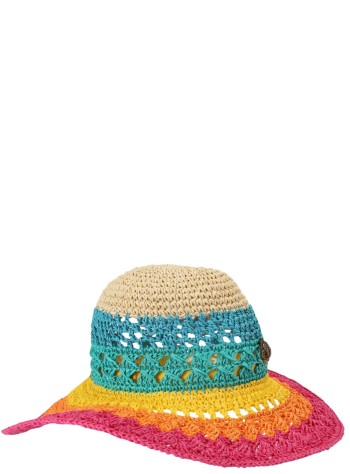 kurt geiger gorras mujer rainbow fedora - 5631769609 69 2