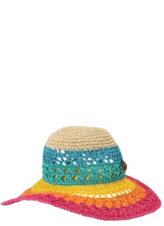kurt geiger gorras mujer rainbow fedora - 5631769609 69