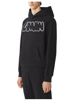 lanvin sudadera hombre embroidered logo hoodie - rmho0055f306p26 10