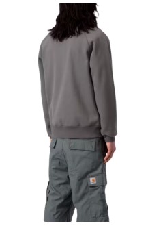 carhartt sudadera hombre chase sweat cotton/polyester sweat - i033660 3h5xx