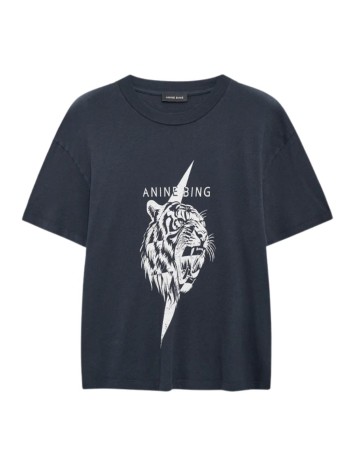 anine bing top mujer walker tee tiger - a0812514gee1 green