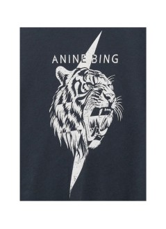 anine bing top womanwalker tee tiger - a0812514gee1 green