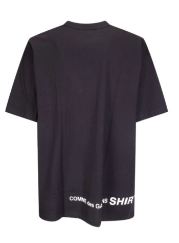 comme des garçons shirt t-shirt manmens t-shirt knit - fqt008s26 black 2