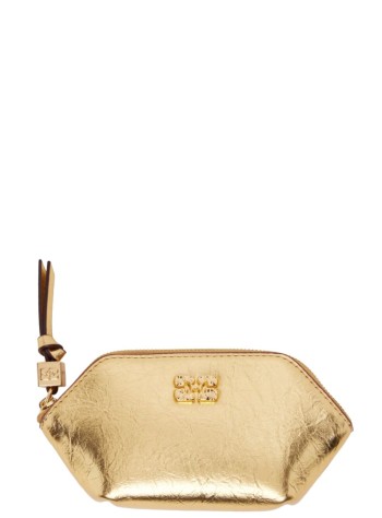 ganni clutch womanbou coin purse crushed - b3010114 339