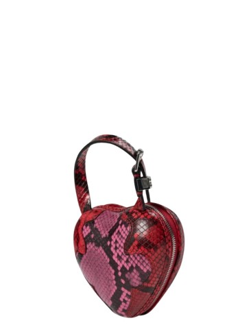 ganni crossbody womannano heart snake - b3010236 09z 2